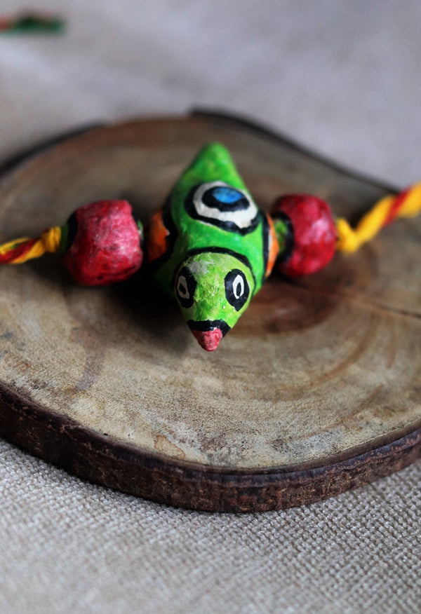 Madhubani Papier Mache Rakhi 7