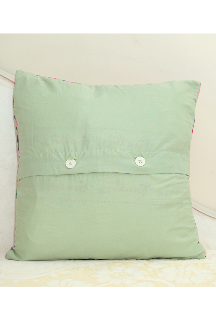 Applique Multicolour Turtle Cushion Cover